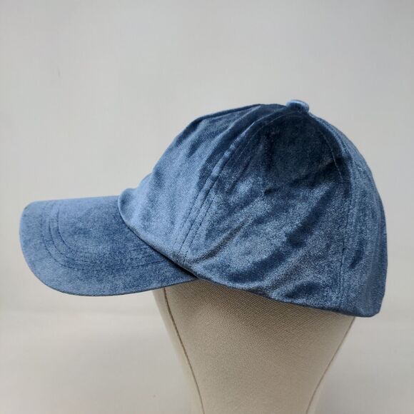 Unbranded Men's Slideback Hat Velour Size OSFM Polyester Blend Blank - Picture 3 of 7